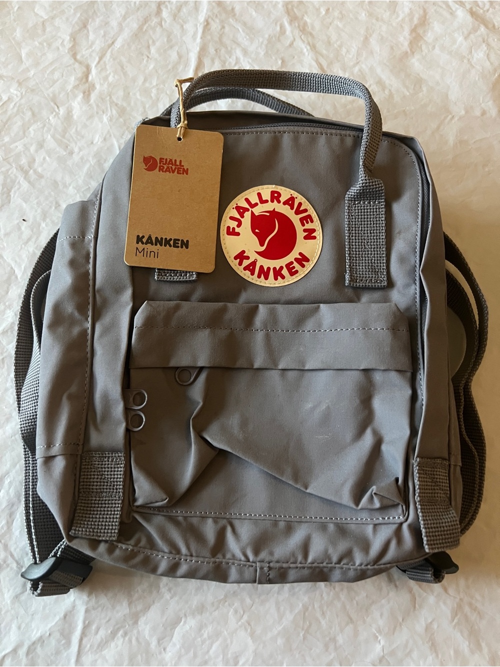 Fjallraven Kanken Mini Backpack Flint Grey 055 Daypack Bag NWT